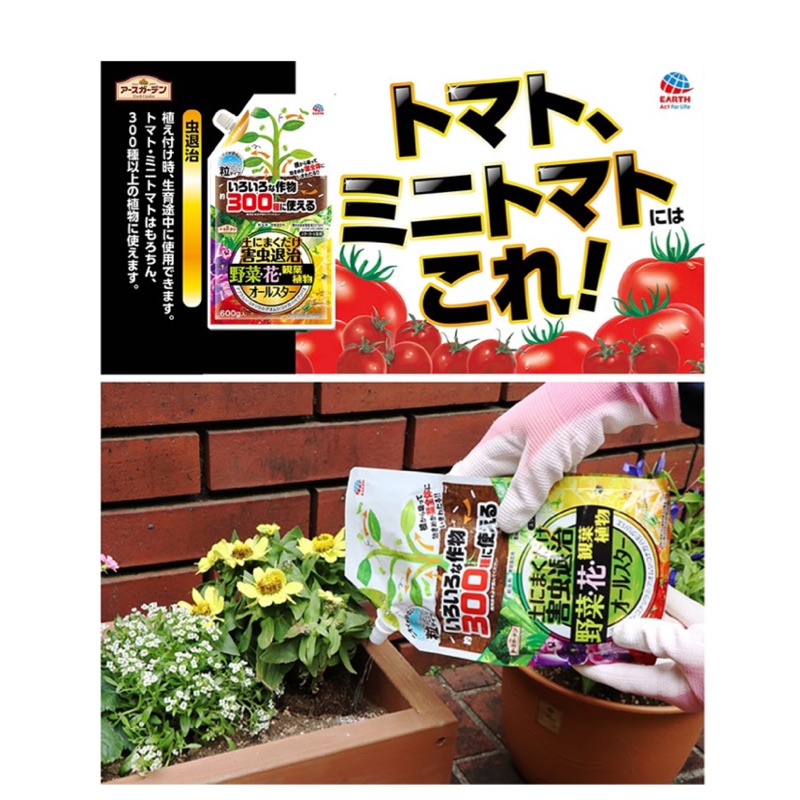 分裝版50g 虫害 蚜蟲 粉蝨 薊馬 青虫 杜鵑冠網蝽 日本アース製藥害虫予防撒粒 蝦皮購物