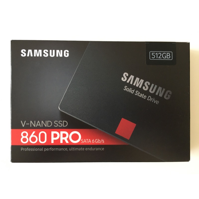 蝦皮最低 SAMSUNG三星 860 PRO 512GB 2.5吋 SATAIII固態硬碟，僅開機測試近全新