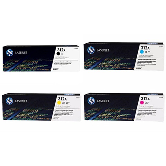 HP CF380X +CF381A+CF382A+CF383A原廠盒裝4色組 適用:M476dw/M476nw