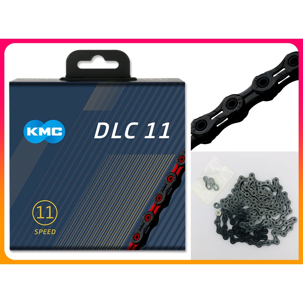 騎樂●公司貨●KMC DLC X11SL 鑽石鍊條/超輕量/耐磨耗/11速鏈條/含快扣/黑鑽
