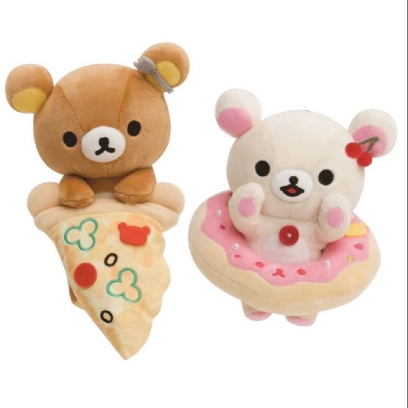 山丸君日貨📣現貨📣食物 甜甜圈 披薩 櫻桃 糖霜 懶懶熊 拉拉熊 玩偶
