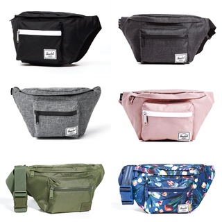 Herschel Seventeen 帆布 黑色 全黑 拉鍊 防水拉鍊 旅行 側包 胸包 斜包 小包 腰包 現貨