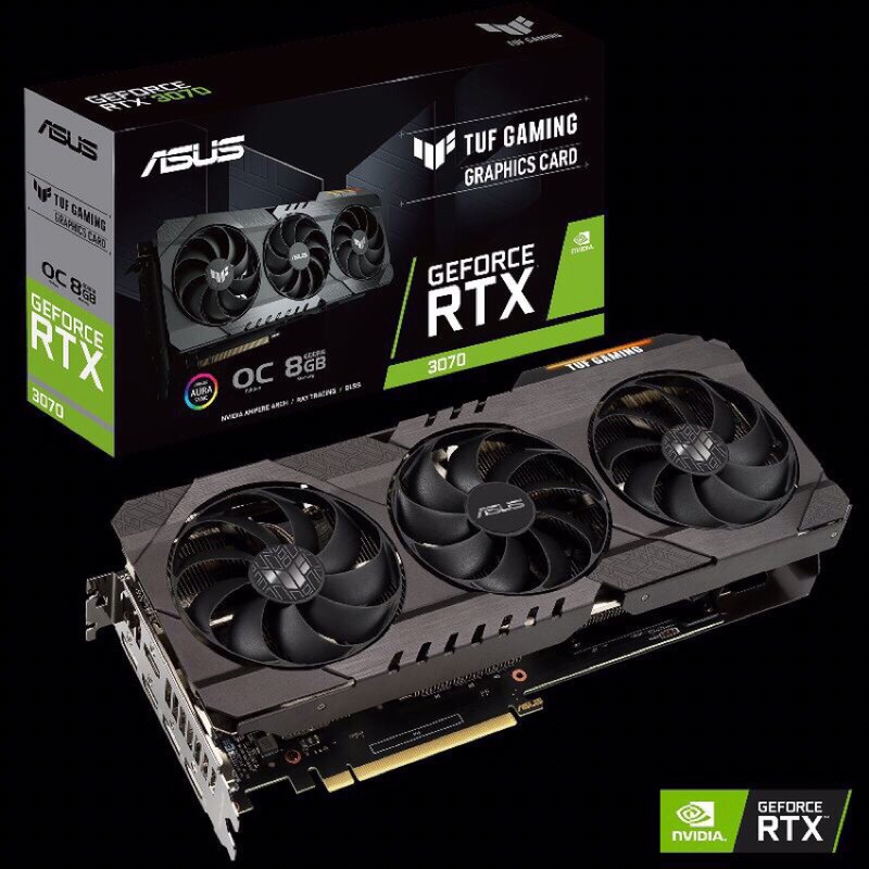 顯示卡ASUS TUF-RTX3070-O8G-GAMING