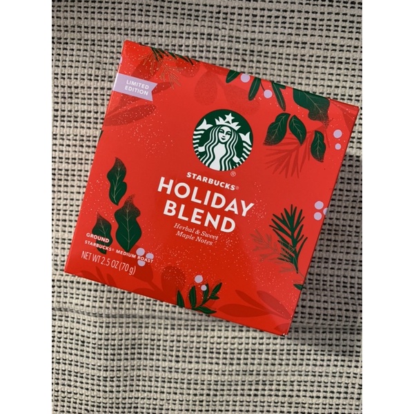 星巴克中等烘焙研磨咖啡粉Starbucks Holiday Blend