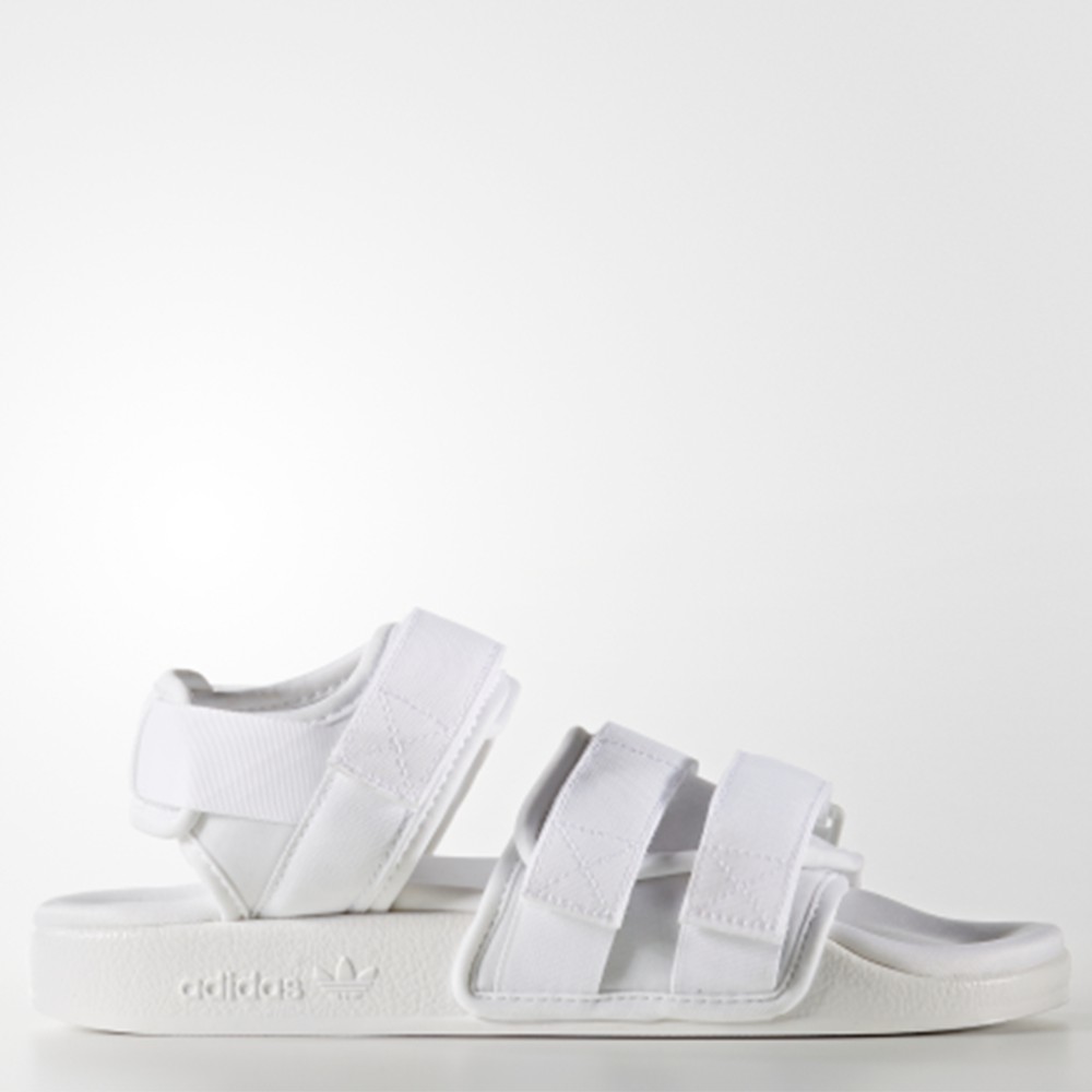 ADIDAS 女鞋 ADILETTE SANDAL W WHITE 涼鞋 白【A-KAY0】【BB5096】