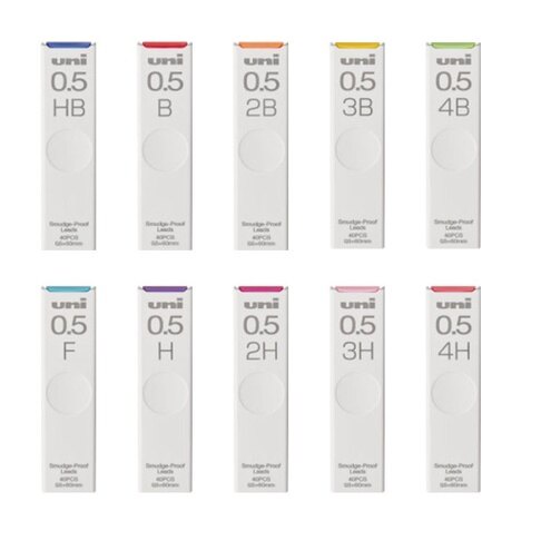 Uni 三菱 抗汙 0.5mm 自動鉛筆 筆芯 UL-S-0.5-40