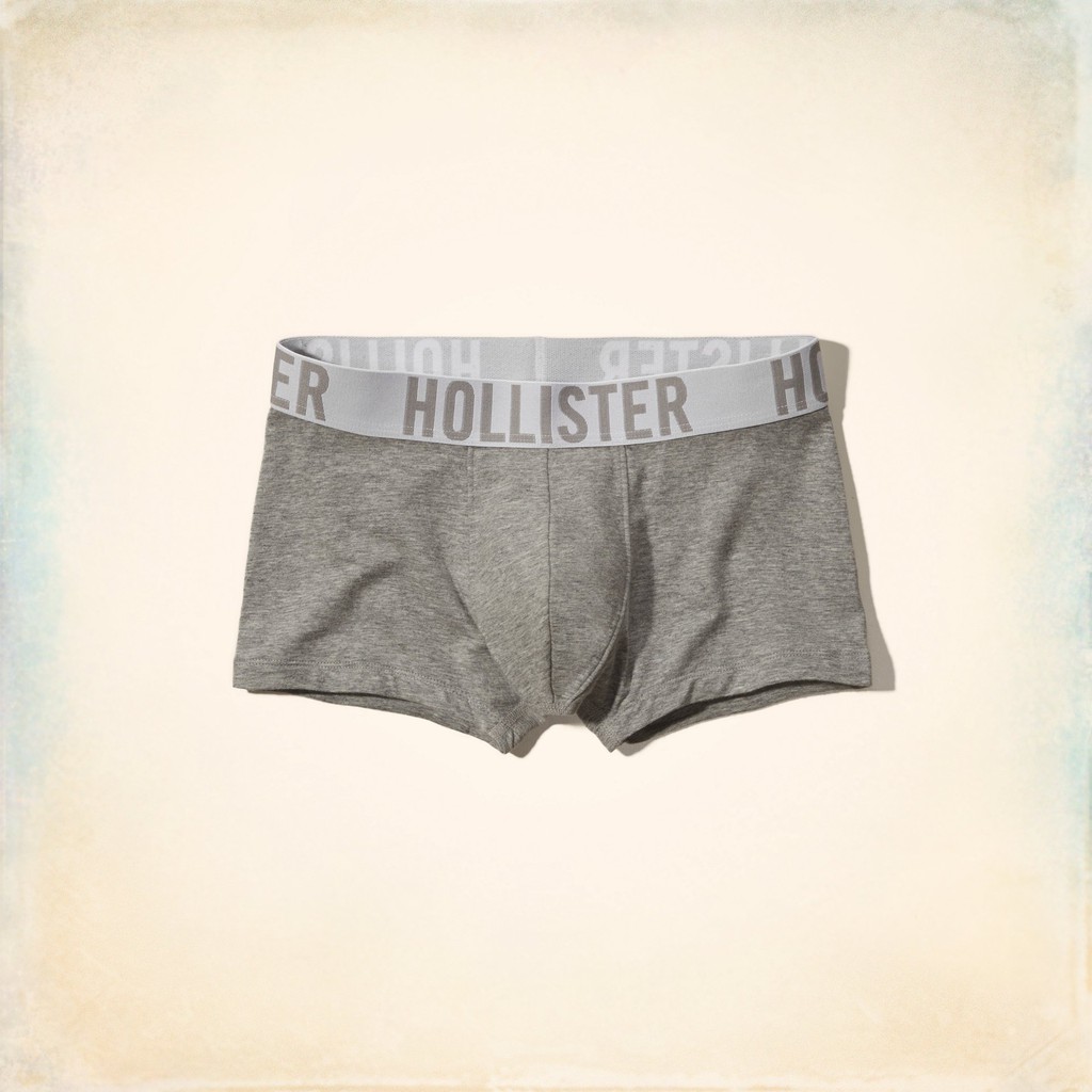 ■美國蝦拼■ Hollister 海鷗 灰色棉質四角內褲 L