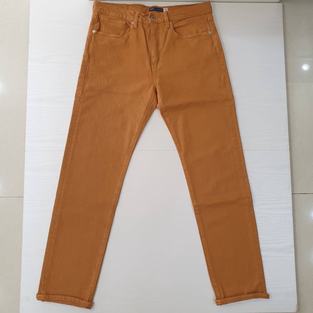 古著 Levi's LMC 日本限定 502長褲 橘褐色 土耳其製造 W32L32