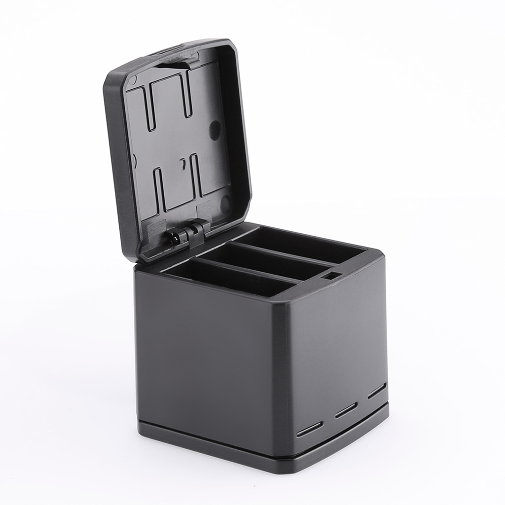 泰迅telesin Gopro Hero8 6 5 7black电池充电器三充收纳式充电盒 蝦皮購物