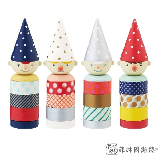maste 【 MST-MKT114 小木偶紙膠帶組 】 日本進口 washi 和紙 DIY 裝飾膠帶 菲林因斯特