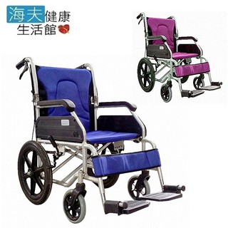恆伸機械式輪椅 (未滅菌)【海夫健康生活館】鋁合金 輕量型 後折背 看護型(ER-0013)