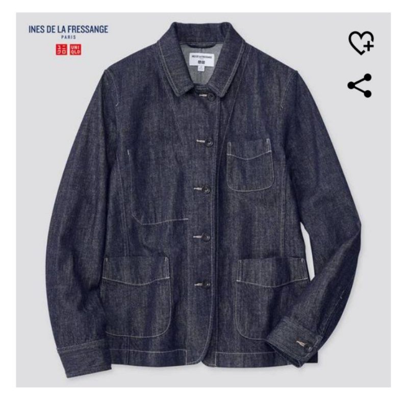 Uniqlo INES 牛仔外套女 s