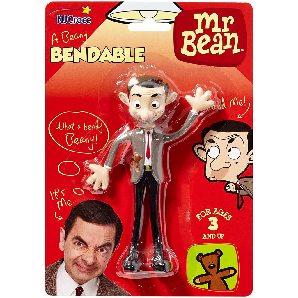 【現貨】豆豆先生 可彎曲玩具公仔 Mr. Bean Bendable Figure