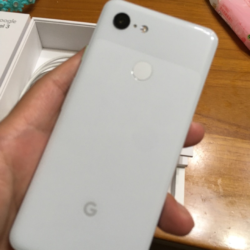 Google pixel 3 128G 就是白,台灣無鎖版| 蝦皮購物