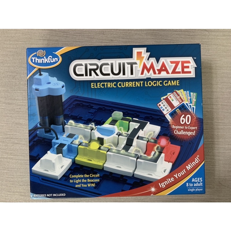 ThinkFun 迷你發電廠 Circuit Maze二手八成新桌遊