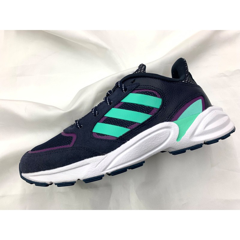 有間店🔹adidas 90s VALASION 女 復古鞋 慢跑 休閒 深藍紫 EG8419