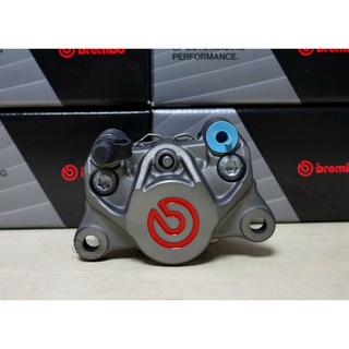 【ST】Brembo 鑄造對二大螃蟹(灰底紅字/鈦底紅字)大LOGO 孔距84/活塞34 大螃蟹/對二卡鉗/對二灰紅