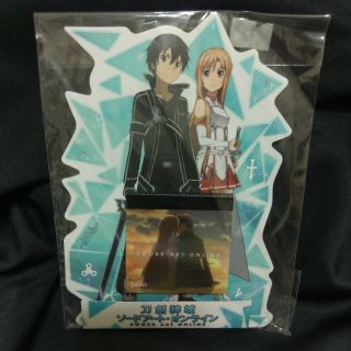 刀劍神域 立牌MEMO A款 桐人 亞絲娜 便條紙