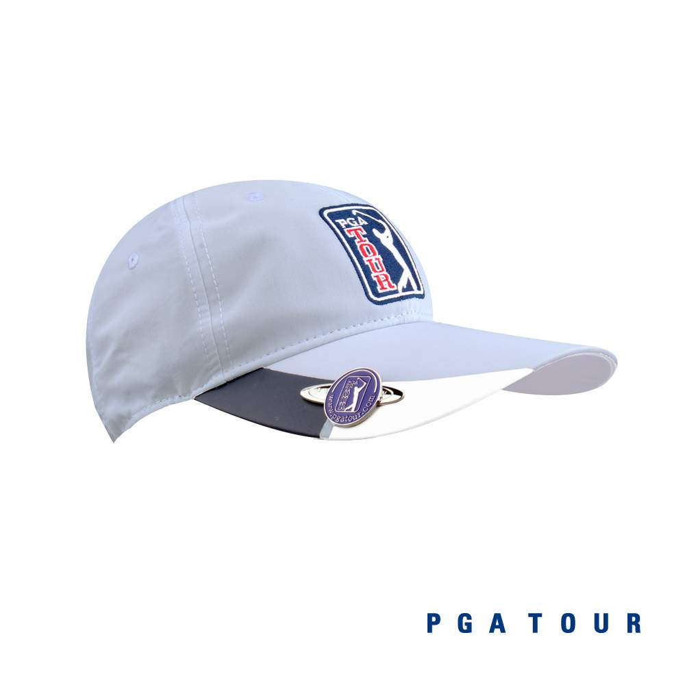 廠商搬家大拍賣~PGA職業高爾夫專業品牌含高爾夫球標帽PGA TOUR授權含Marker運動帽小帽(銀灰)棒球帽