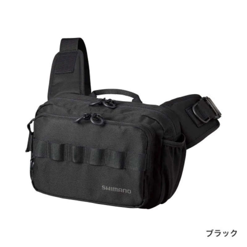 Shimano BS-021T 黑色/灰色/綠色 兩用肩背包/路亞背包
