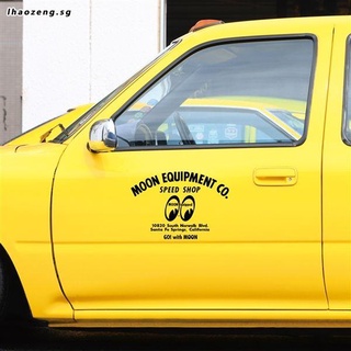 現貨 mooneyes汽車摩托嘉陵coco復古vespa笑臉宗申yami頭盔大燈轉移貼