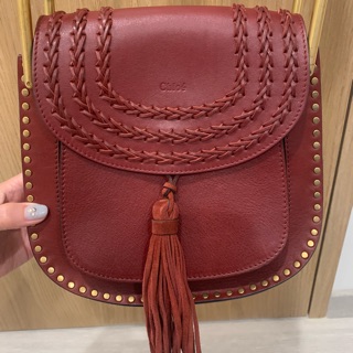 Chloe Hudson Bag 酒紅色包包