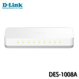 【3CTOWN】含稅附發票 D-Link 友訊 DES-1008A 8埠 桌上型網路交換器 集線器 HUB