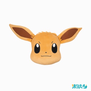 Pokemon寶可夢 伊布頭型抱枕