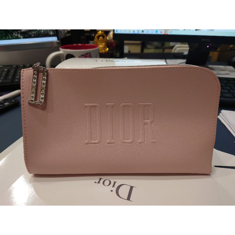 Dior 迪奧 粉色化妝包