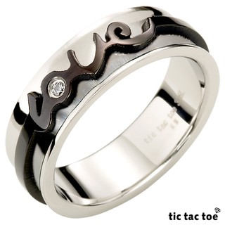 tic tac toe OUTLET精選 Love白鋼男戒指 現貨
