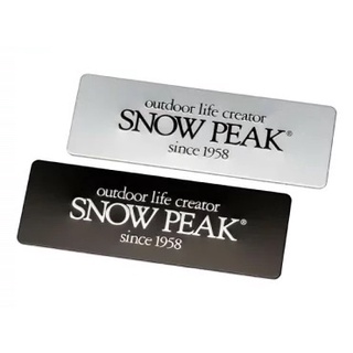 預購 日本品牌 SNOW PEAK 鋁牌貼 貼紙 雪峰祭2022限定商品