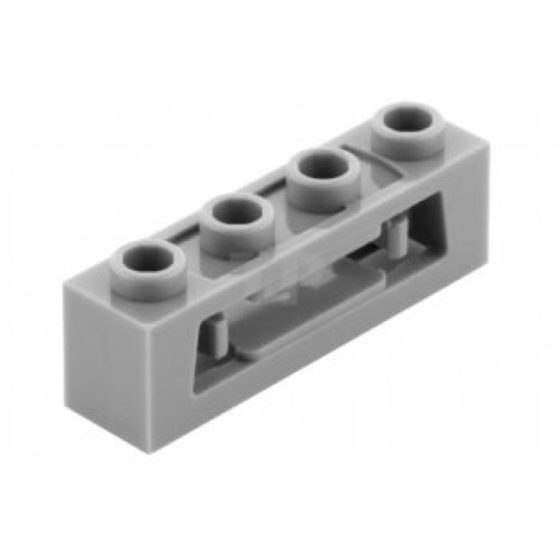 淺灰色 1x4 圓形 平板用 發射器 第三方機甲 moc 積木 零件 相容樂高LEGO 萬格 6096150 16968