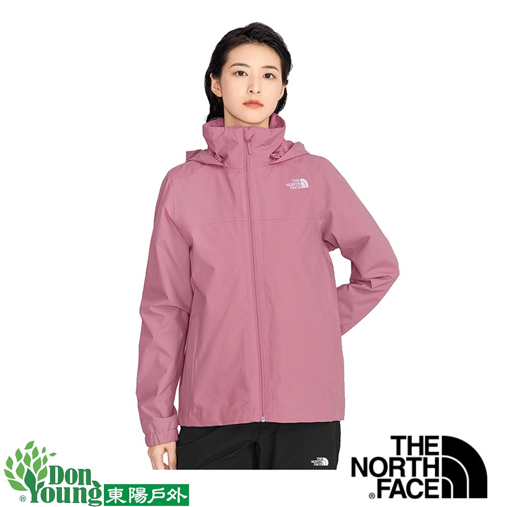 【THE NORTH FACE】北面女款戶外防水透氣衝鋒衣 5AZZ