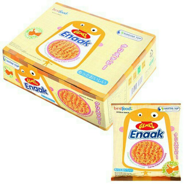 韓國熱銷【Enaak】小雞點心麵 (30包入/盒裝) 點心麵零嘴 美食 隨手包 香脆點心麵 點心脆麵
