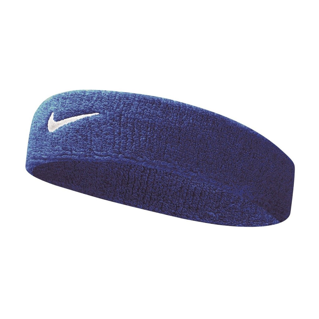 Nike 頭帶 Swoosh HeadBand 藍 白 男女款 髮帶 毛巾布 NNN0740-2OS 【ACS】