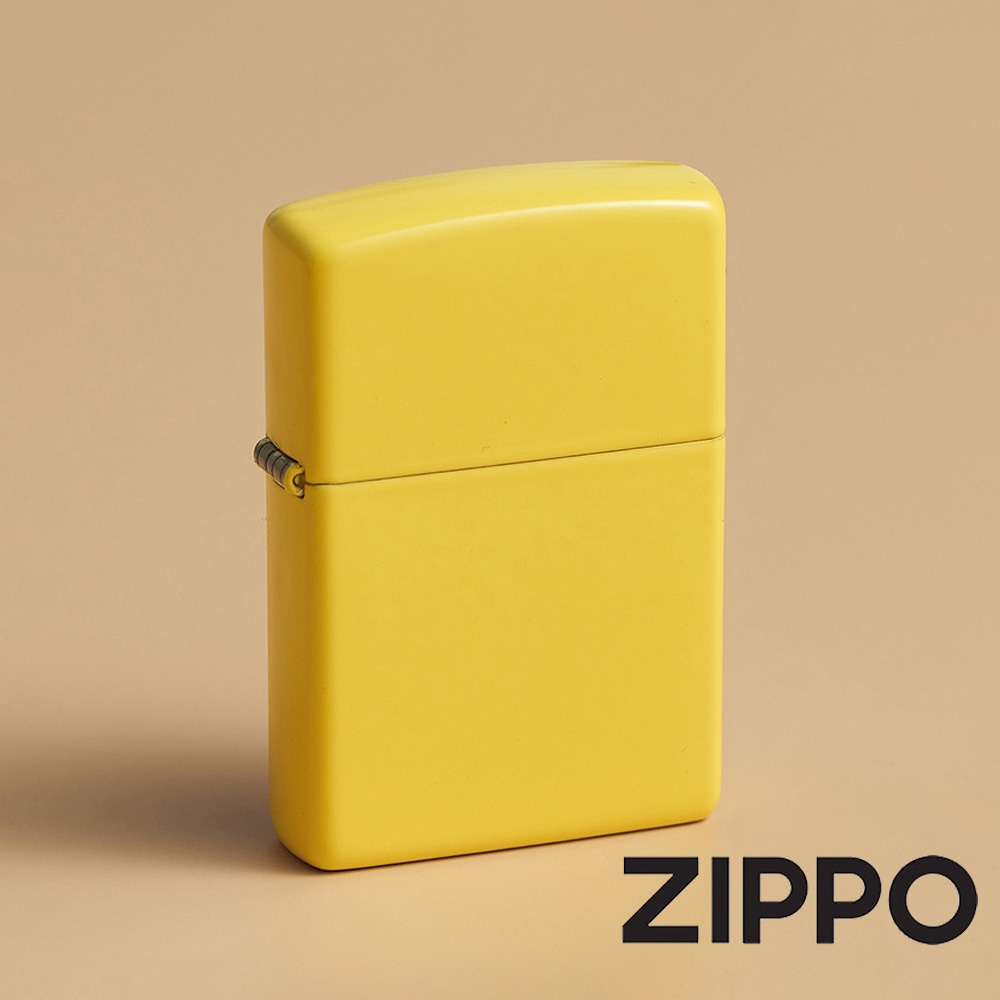 ZIPPO 檸檬黃防風打火機 經典素面 官方正版 現貨 禮物 送禮 刻字 客製化 終身保固 24839