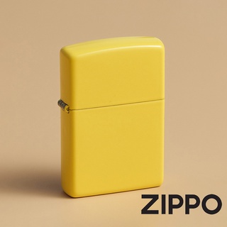 ZIPPO 檸檬黃防風打火機 經典素面 官方正版 現貨 禮物 送禮 刻字 客製化 終身保固 24839