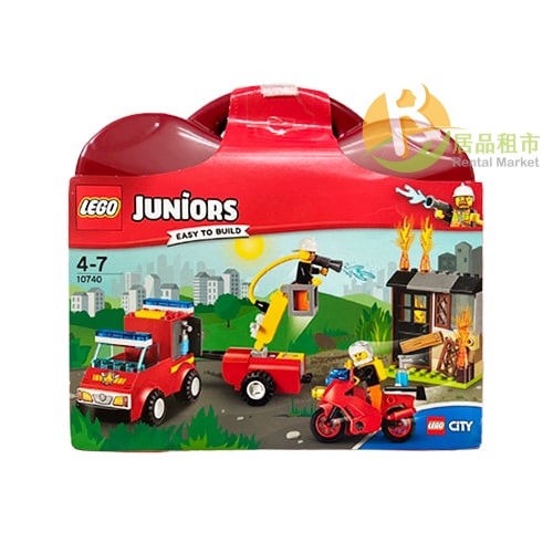 【居品租市】※專業出租平台 - 嬰幼玩具※ LEGO 樂高 Juniors 系列- 火警巡邏手提箱