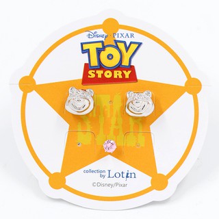 【迪士尼正版授權-玩具總動員】草莓味熊抱哥針式組合耳環