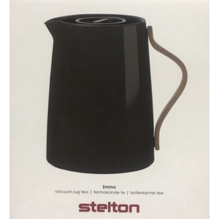 Stelton Emma真空保溫茶壺1L-黑