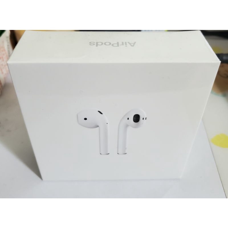 （未拆封）Apple AirPods2蘋果正品、第二代無線藍芽耳機、搭配充電盒(型號A2031、A2032