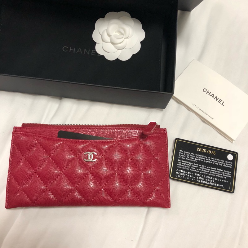 Chanel 扁夾6卡 現貨 蝦皮購物