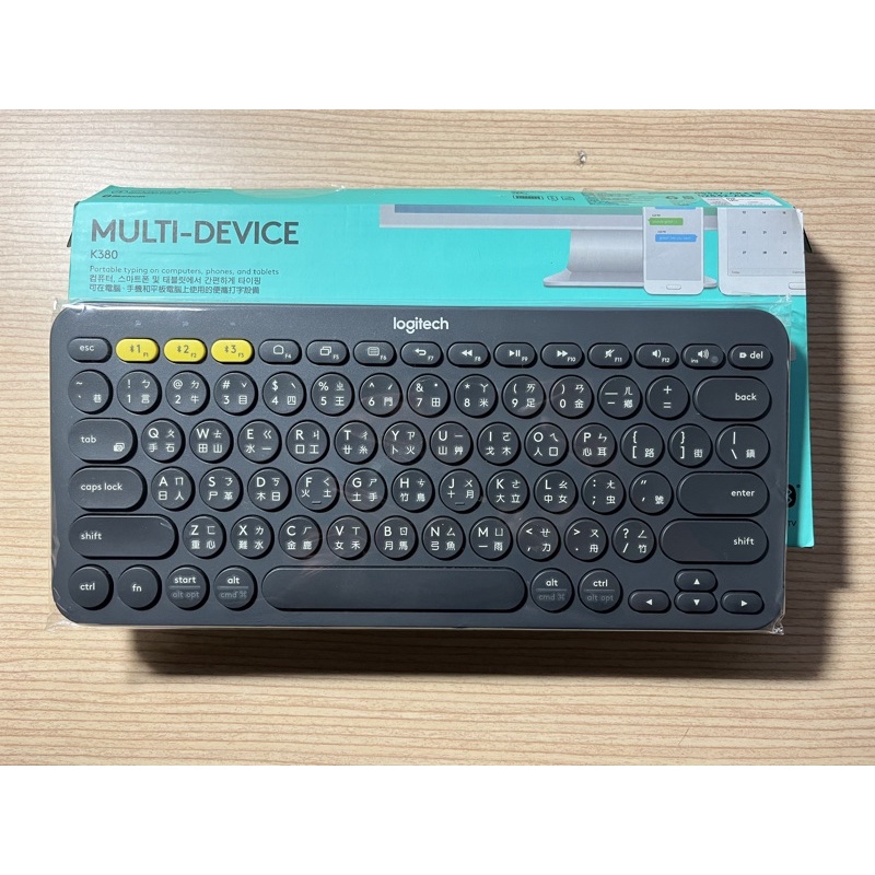 羅技 Logitech K380 跨平台藍牙鍵盤（藍色）