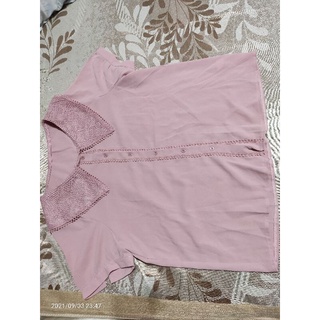 海倫愛彩罐直播-2L粉色雪紡襯衫，大碼