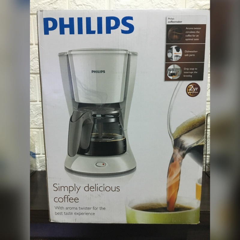 《全新現貨》PHILIPS飛利浦 Daily滴漏式咖啡機1.2L (HD7447)