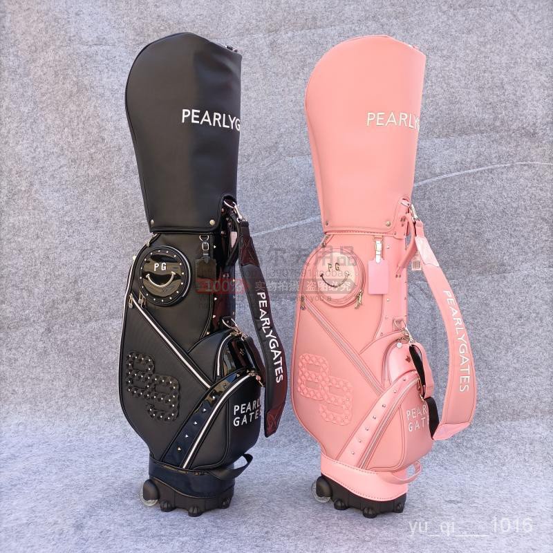 ▶免運◀PEARLYGATES高爾夫球包新款PG89防水帶輪拉桿包男女款滾輪球桿袋高爾夫球包 支架包 球桿包 支架包