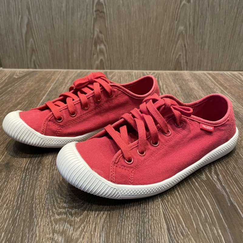 Palladium Flex Lace 紅色輕量帆布鞋/休閒鞋 7號