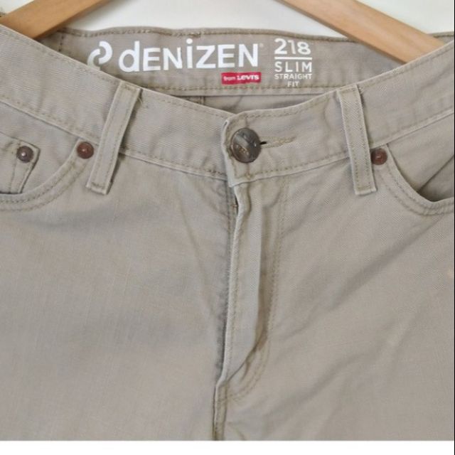 levi denizen 218 slim straight