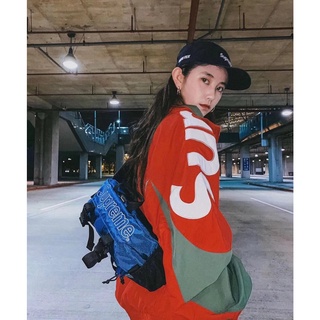 全新正品 SUPREME 19FW 47TH SHOULDER BAG 刺繡落葉 腰包