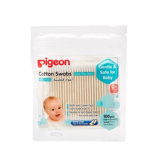 PGY | Pigeon 貝親紙軸棉棒(細) 100支入 | 蒲公英婦嬰用品
